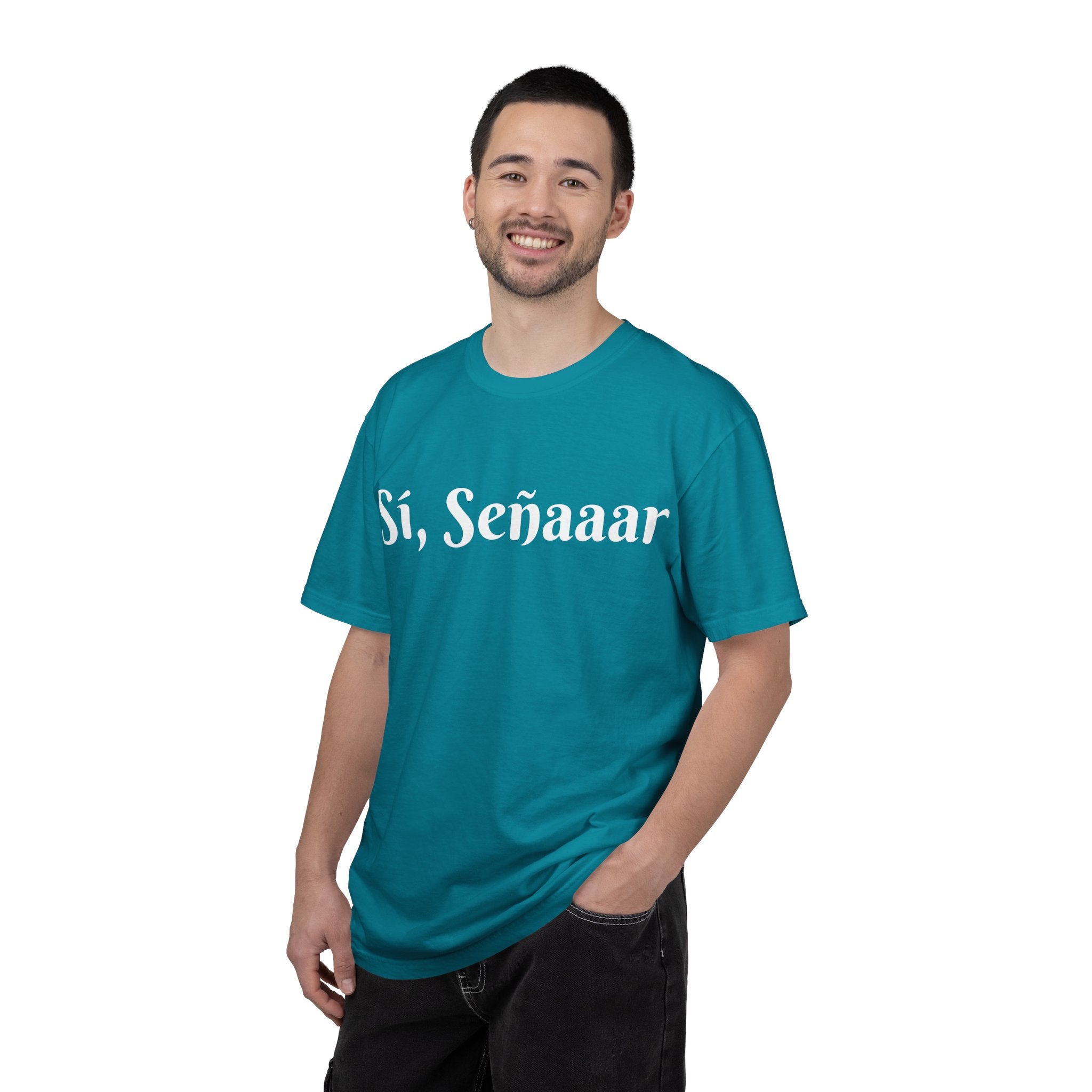 Sí, Señaaar - Classic White Garment-Dyed T-Shirt