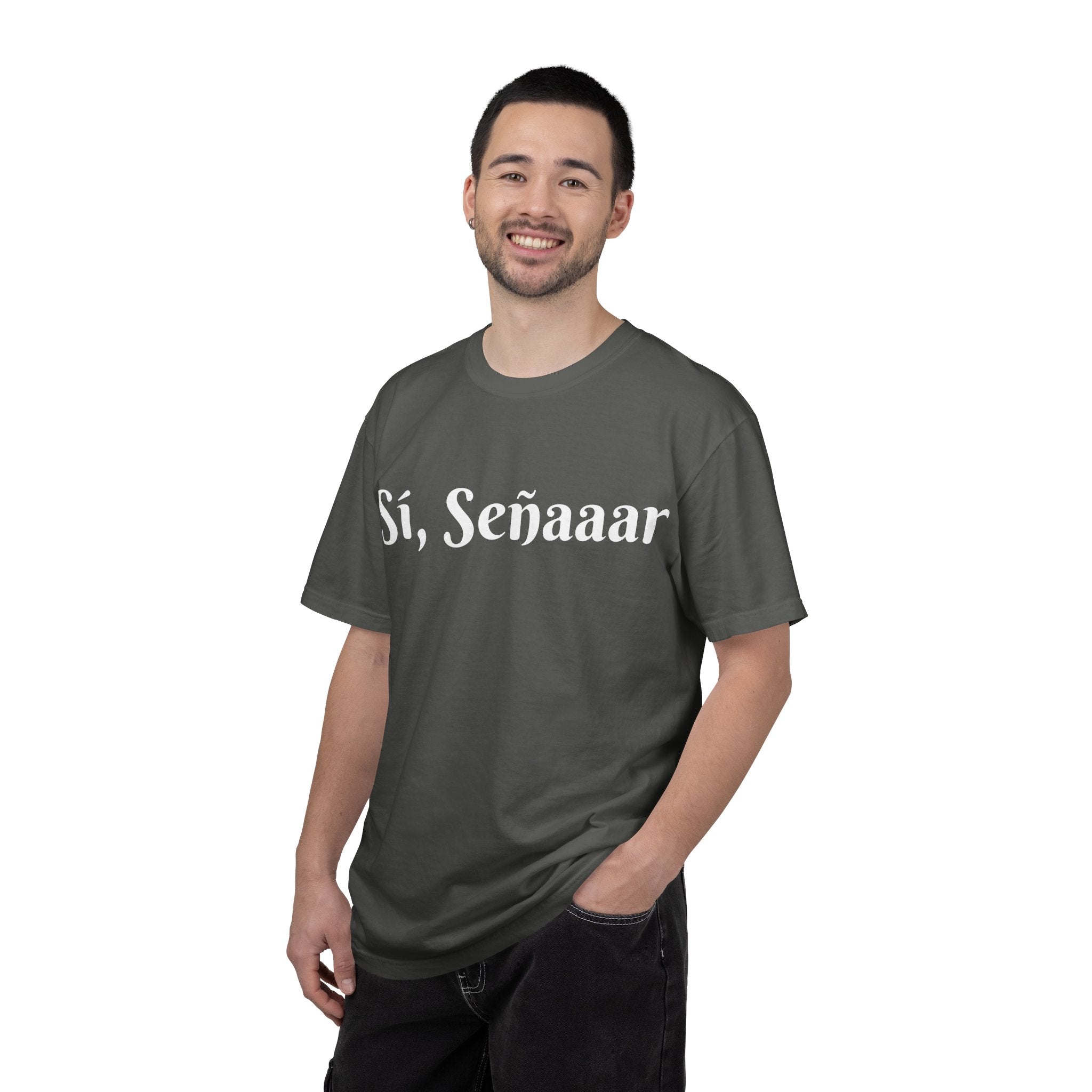 Sí, Señaaar - Classic White Garment-Dyed T-Shirt