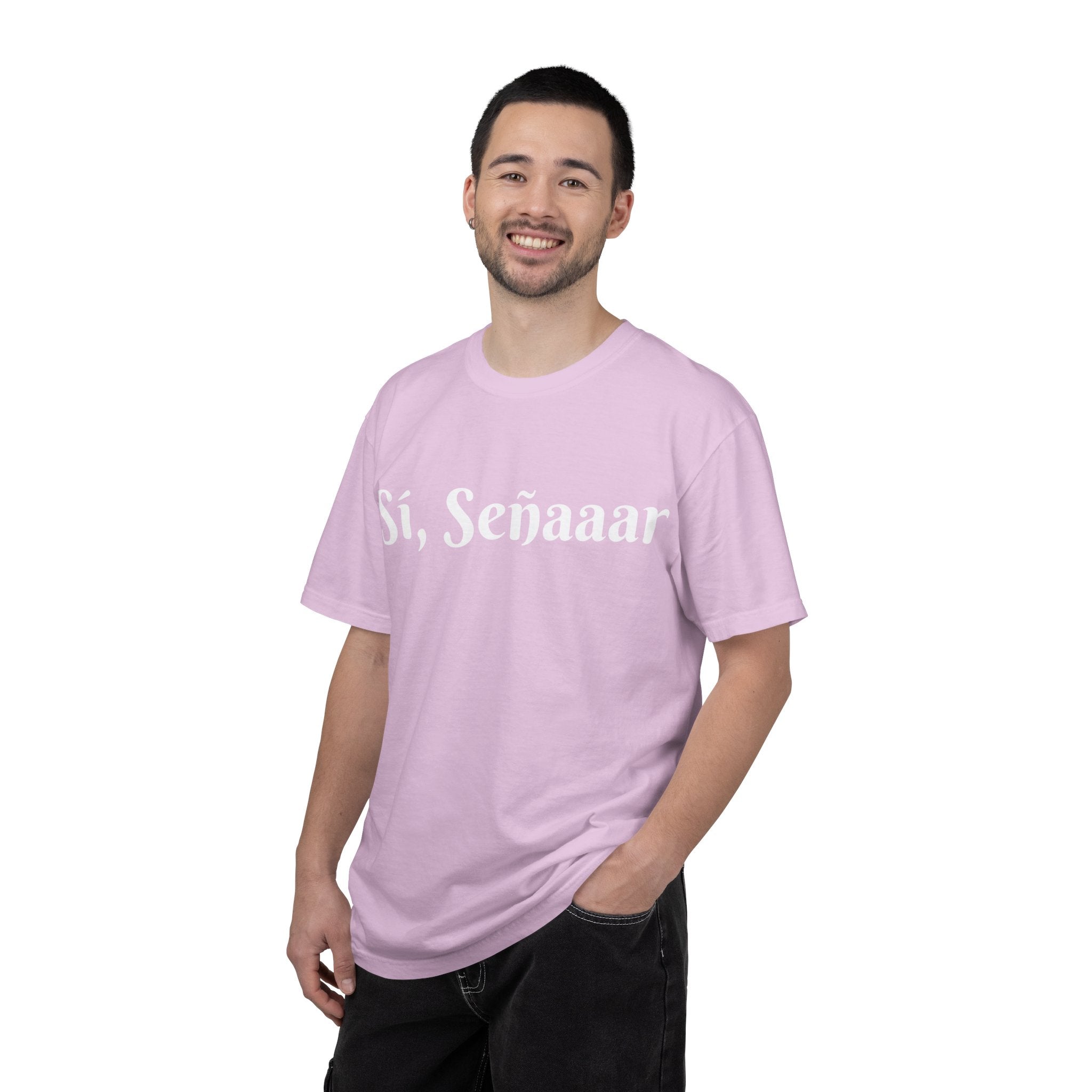 Sí, Señaaar - Classic White Garment-Dyed T-Shirt