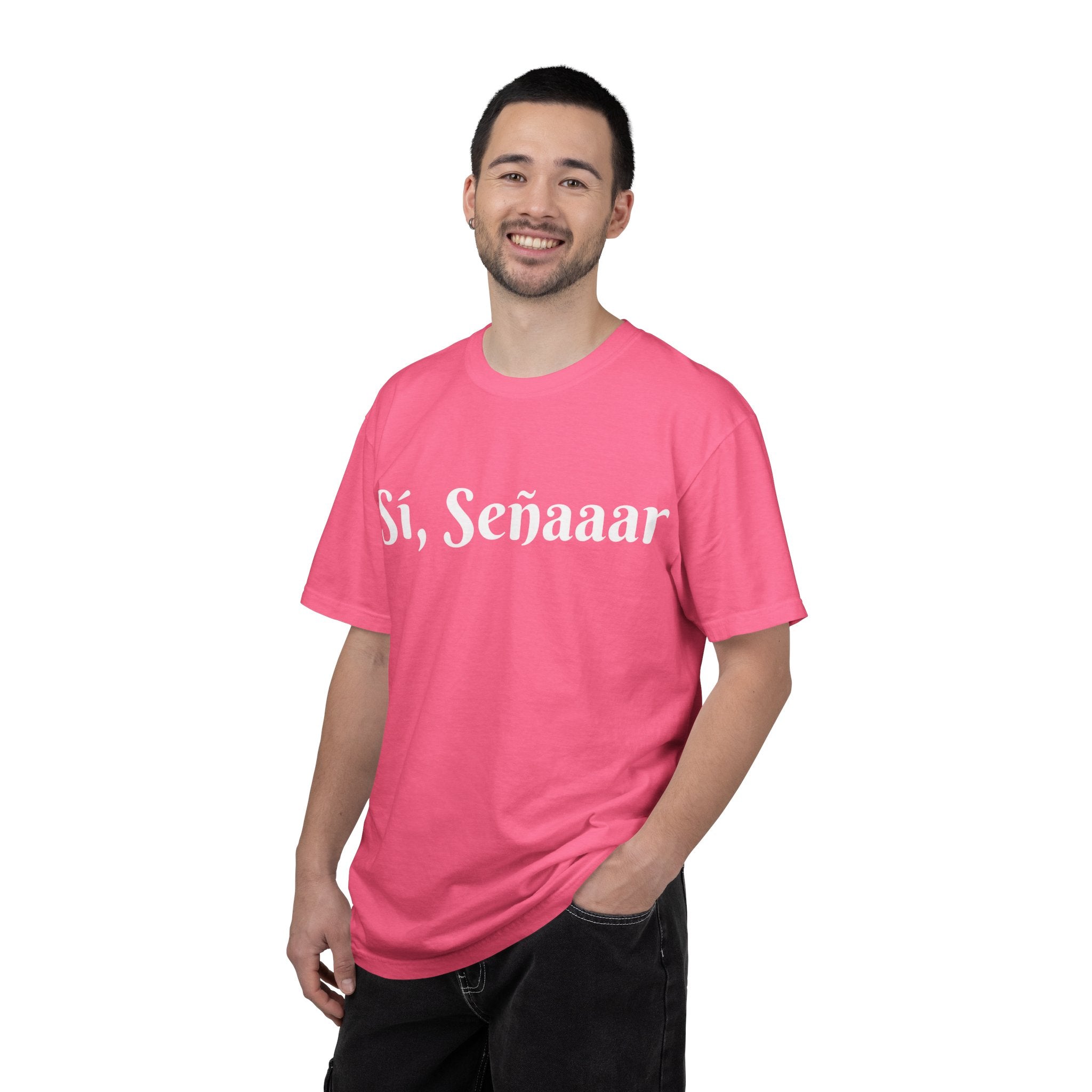 Sí, Señaaar - Classic White Garment-Dyed T-Shirt