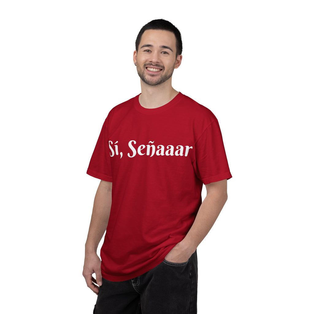 Sí, Señaaar - Classic White Garment-Dyed T-Shirt