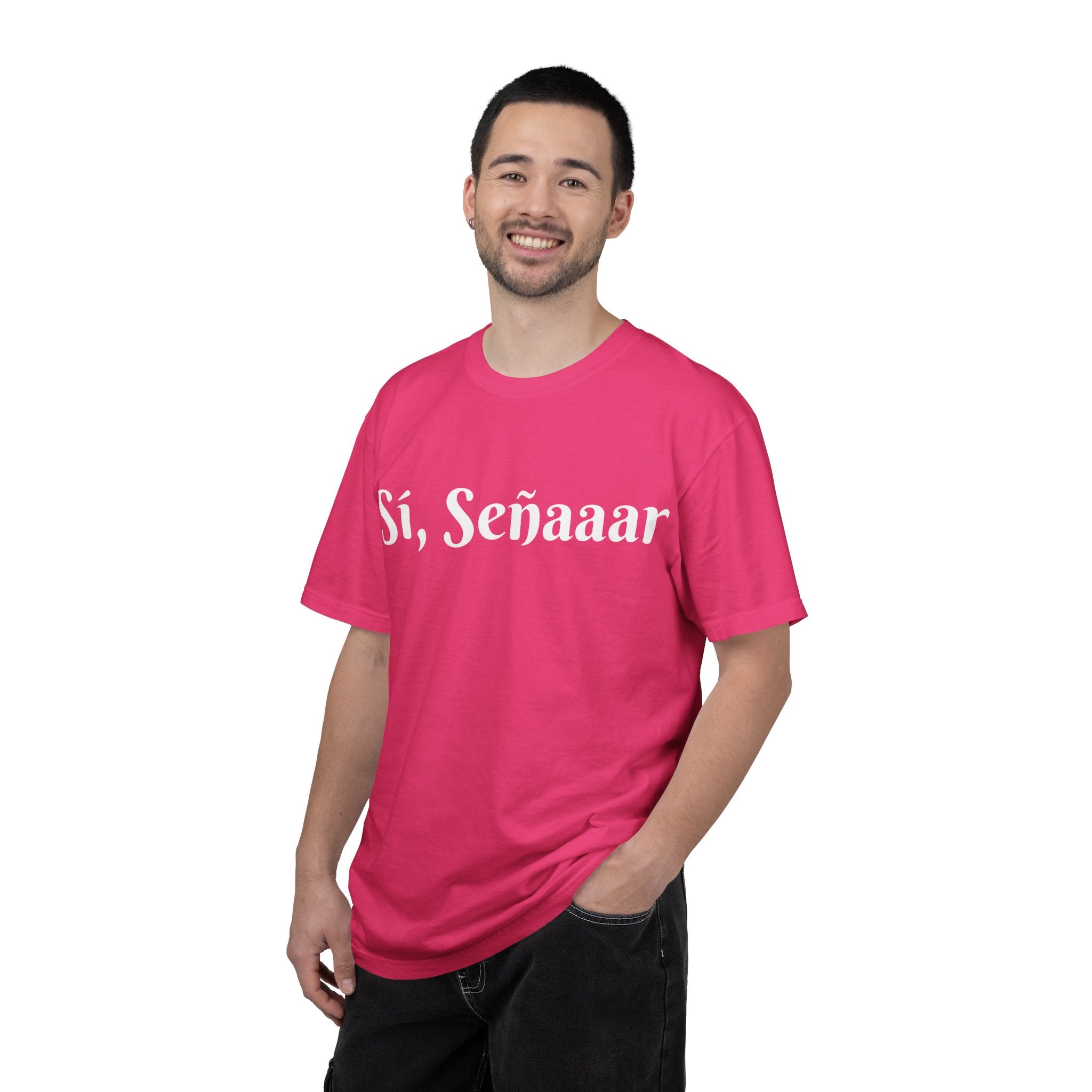 Sí, Señaaar - Classic White Garment-Dyed T-Shirt